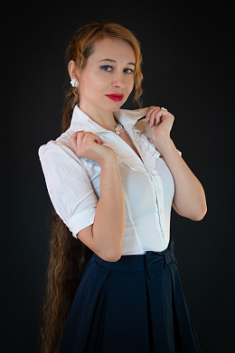 性感长发俄罗斯美女