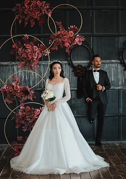 欧美时尚高级质感婚纱大片