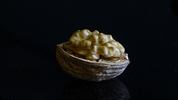 坚果核桃特写