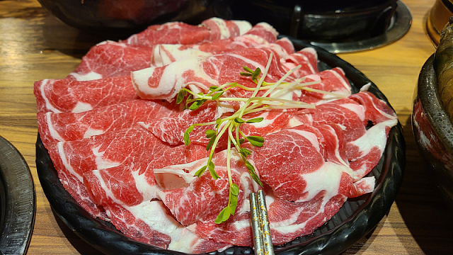 雪花牛肉片