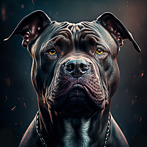 黑色意大利卡斯罗犬