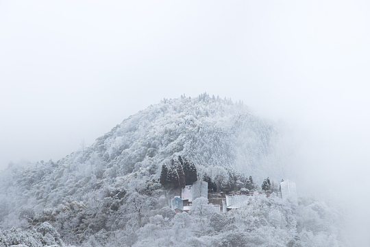 冬季武功山雪景