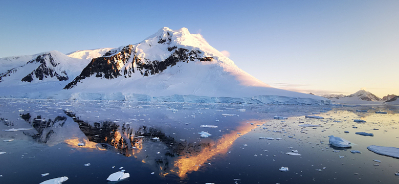 南极洲冰雪世界风景