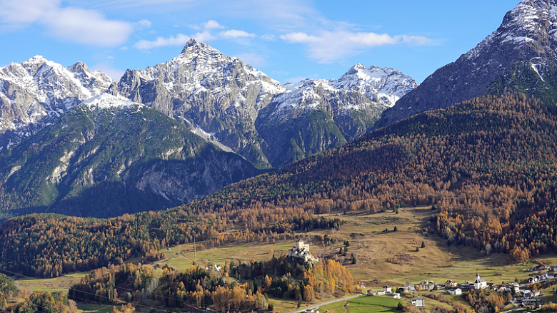 阿尔卑斯山地景观