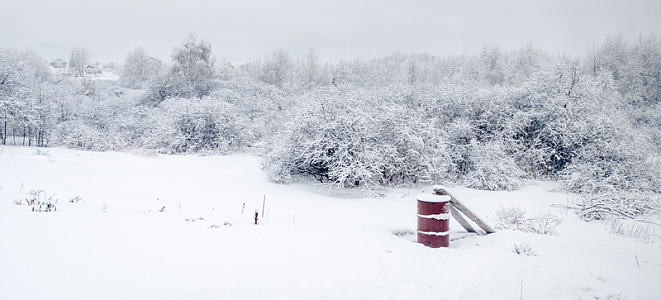 冬日唯美雪景