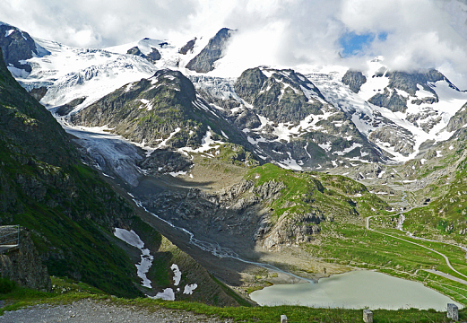 阿尔卑斯山脉雪山风景