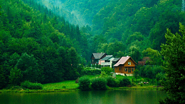 绿色山林风景