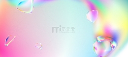 镭射渐变流体酸性背景