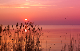 大海夕阳唯美