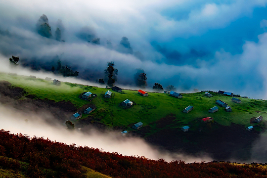 伊朗云雾风景