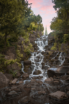 绿色原生态山水风景