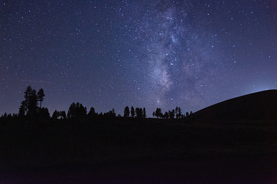 夜晚的美丽星空