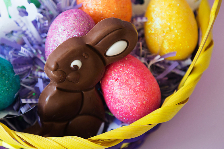 巧克力兔子篮子
