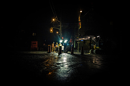 夜间施工队伍