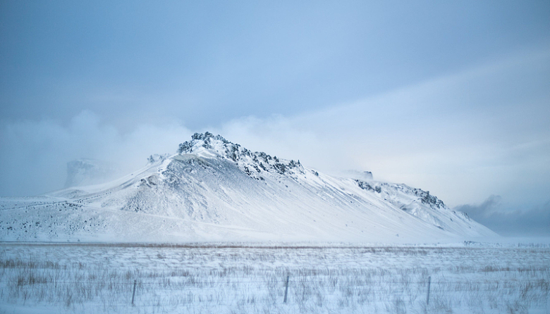 冰岛冰川雪山