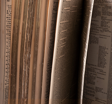 一本旧书的镀金书页