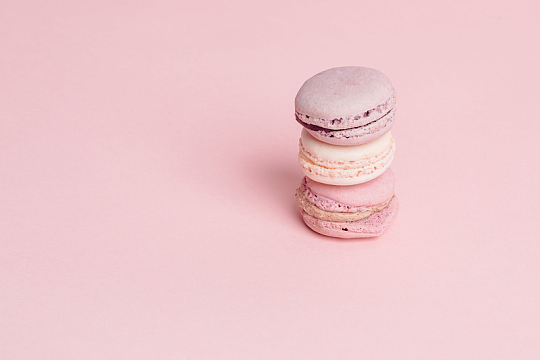 叠起来的马卡龙