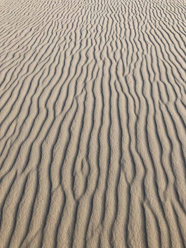 干砂中的纹理通道
