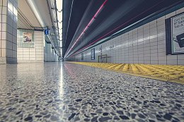地铁地面和隧道