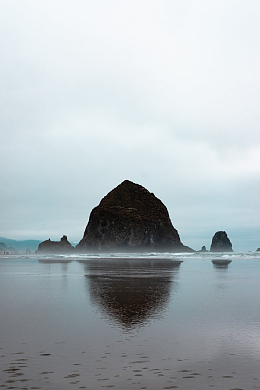 海面滩涂小岛