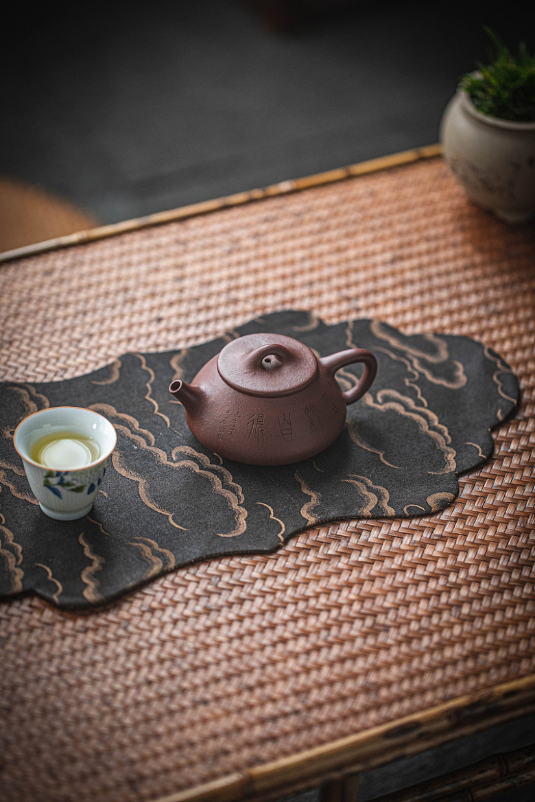 竹桌中式茶具