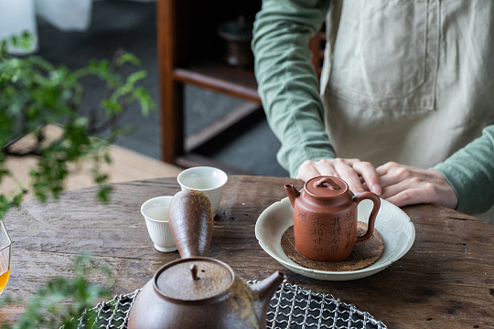 木桌中式茶具