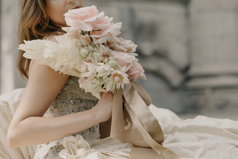 优雅的新娘花束