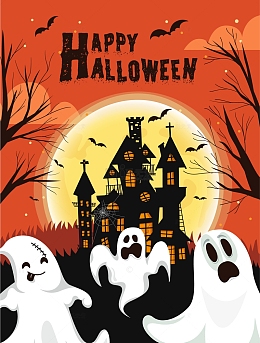 万圣节主题海报背景