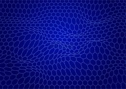 蓝色创意圆形渐变花纹背景