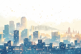 城市背景海报图