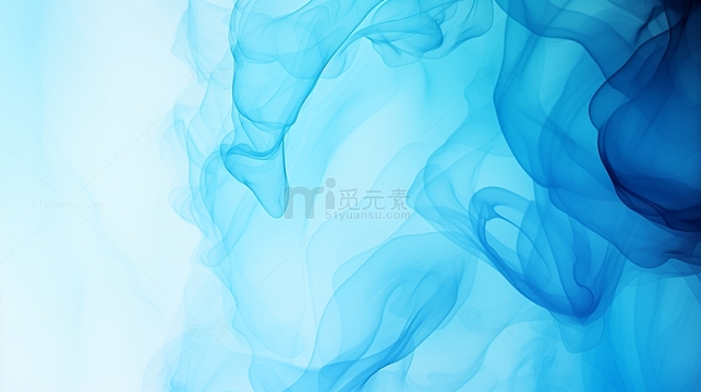 蓝色烟雾海报背景
