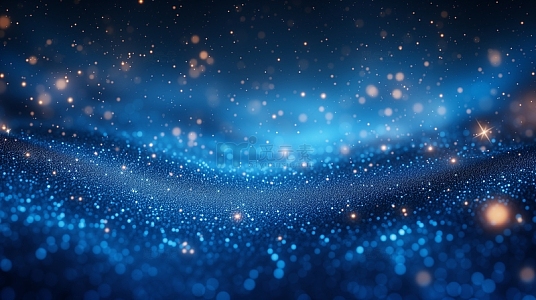 蓝色质感粒子背景