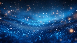 蓝色质感粒子背景