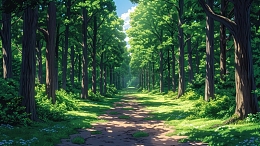 热带树林背景素材