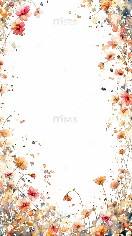 小清新花边简约淘宝背景