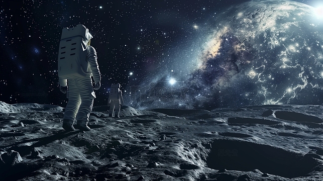 航天宇宙星空宇航员背景