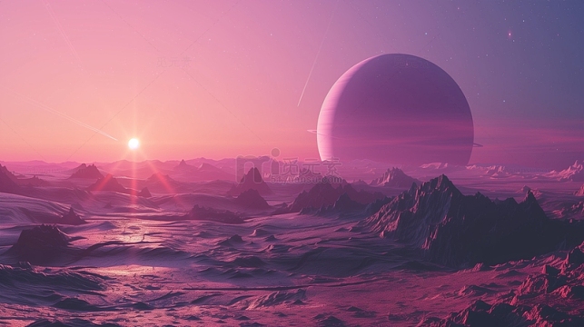 未来宇宙星球背景