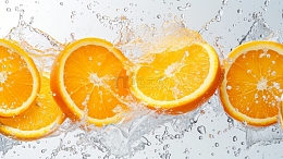 天然清爽美味果汁海报背景素材