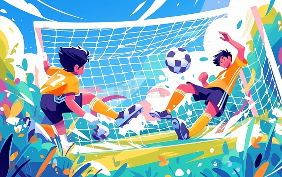 体育场男生足球比赛背景