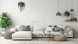 室内家居简约浪漫背景