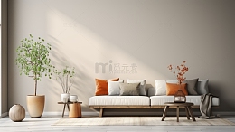 室内客厅沙发背景素材