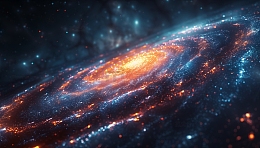 深邃星空银河宇宙背景