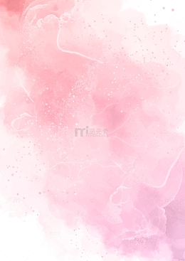 淡粉色手绘水彩画背景