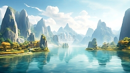 桂林山水江南风景
