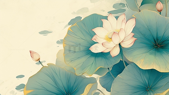 夏日荷花高清图