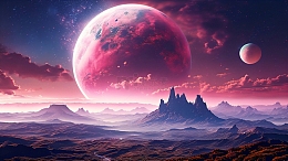 未来宇宙星空背景