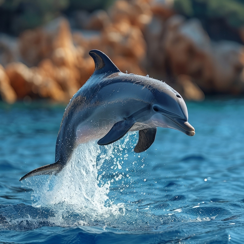游泳的海豚摄影