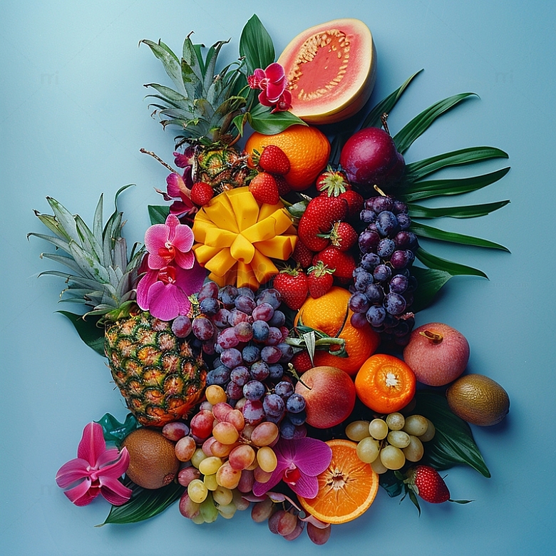 热带水果创意摄影