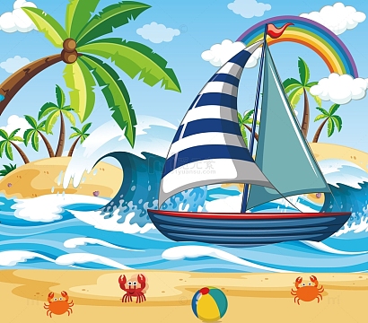 夏日海边度假模式