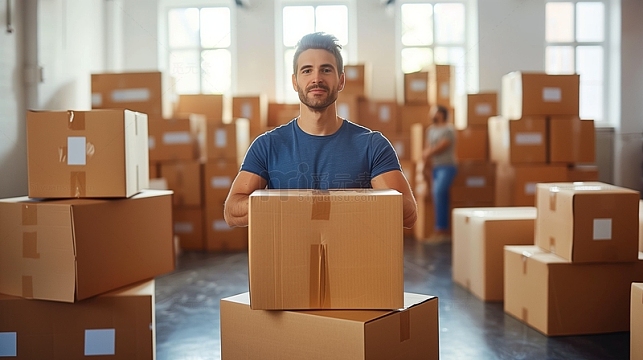 运输货物的工人